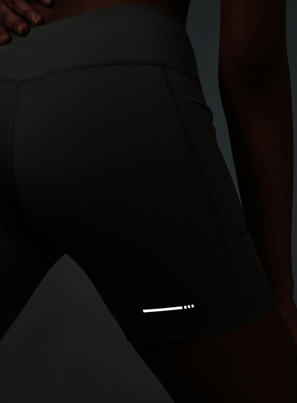 Women's Grey Multi Sports Cycling COMFLex Shorts - Image 9