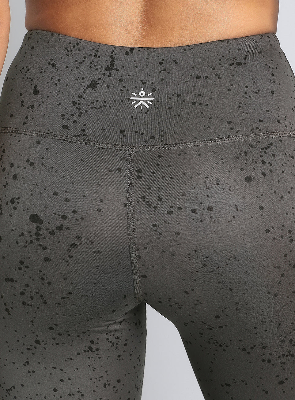 Women's Grey Printed Train All Day COMFlex Tights - Image 10