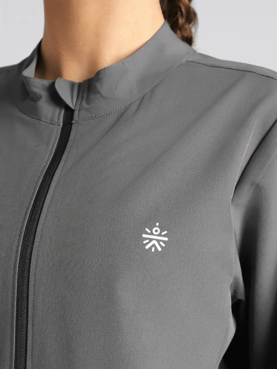Women's Grey Runner's Pro Lightweight Jacket - Image 10
