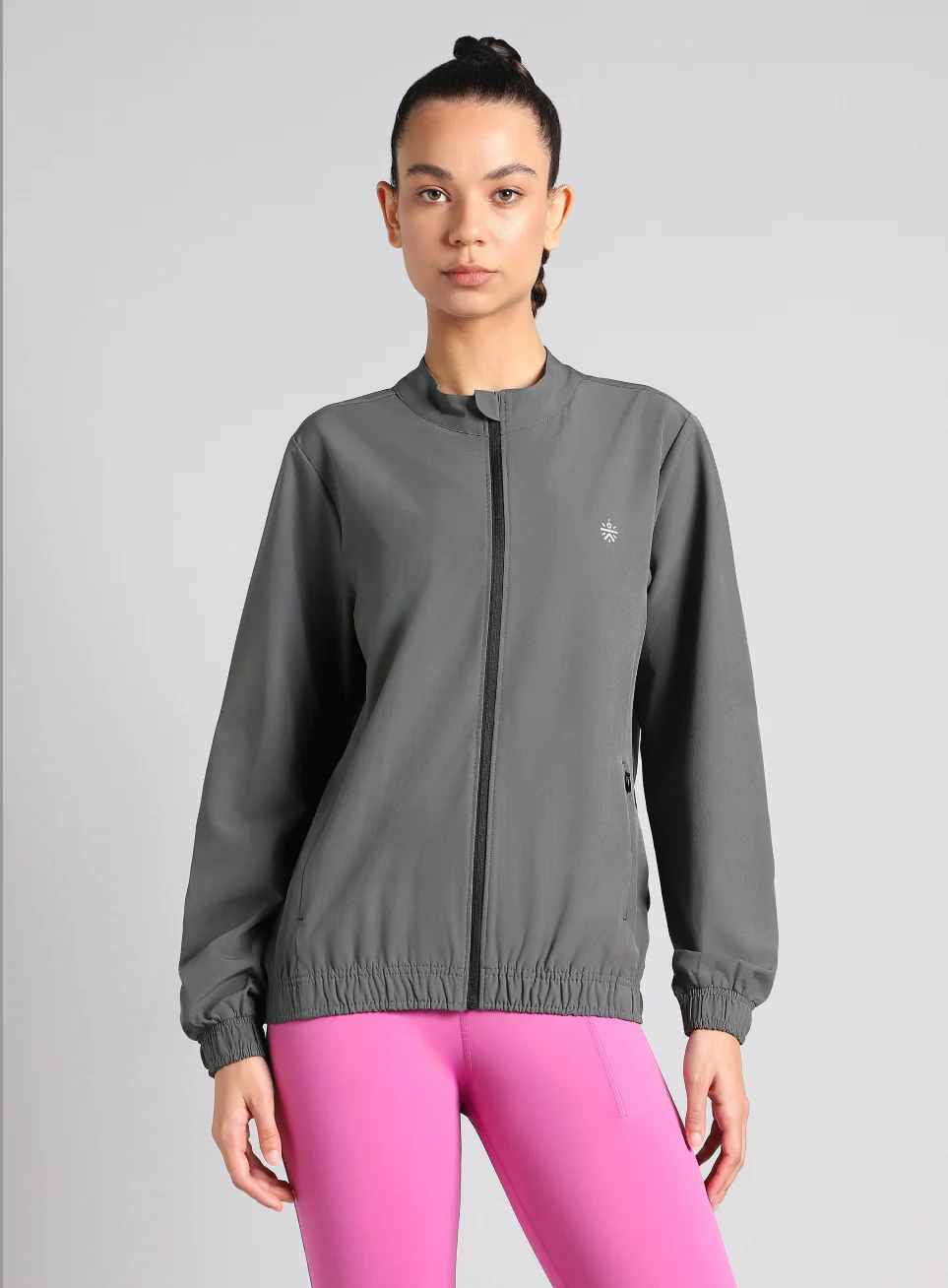 Women's Grey Runner's Pro Lightweight Jacket - Image 4