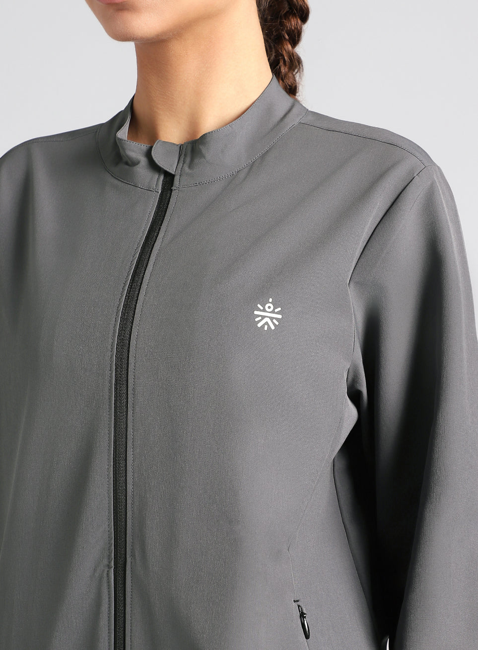 Women's Grey Runner's Pro Lightweight Jacket - Image 7