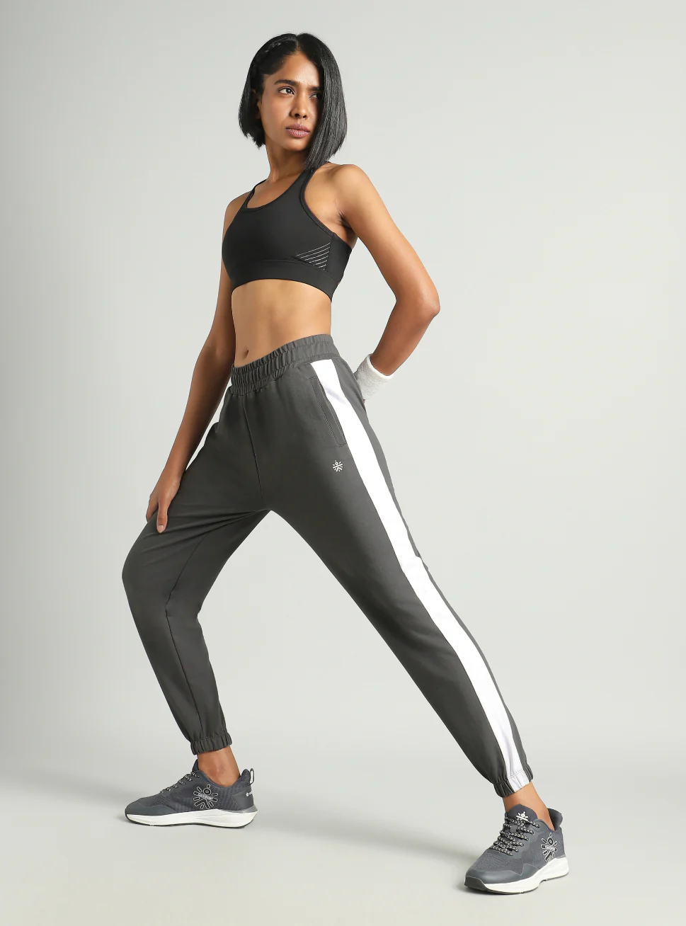 Women's Grey Sculpt Training Joggers - Image 2