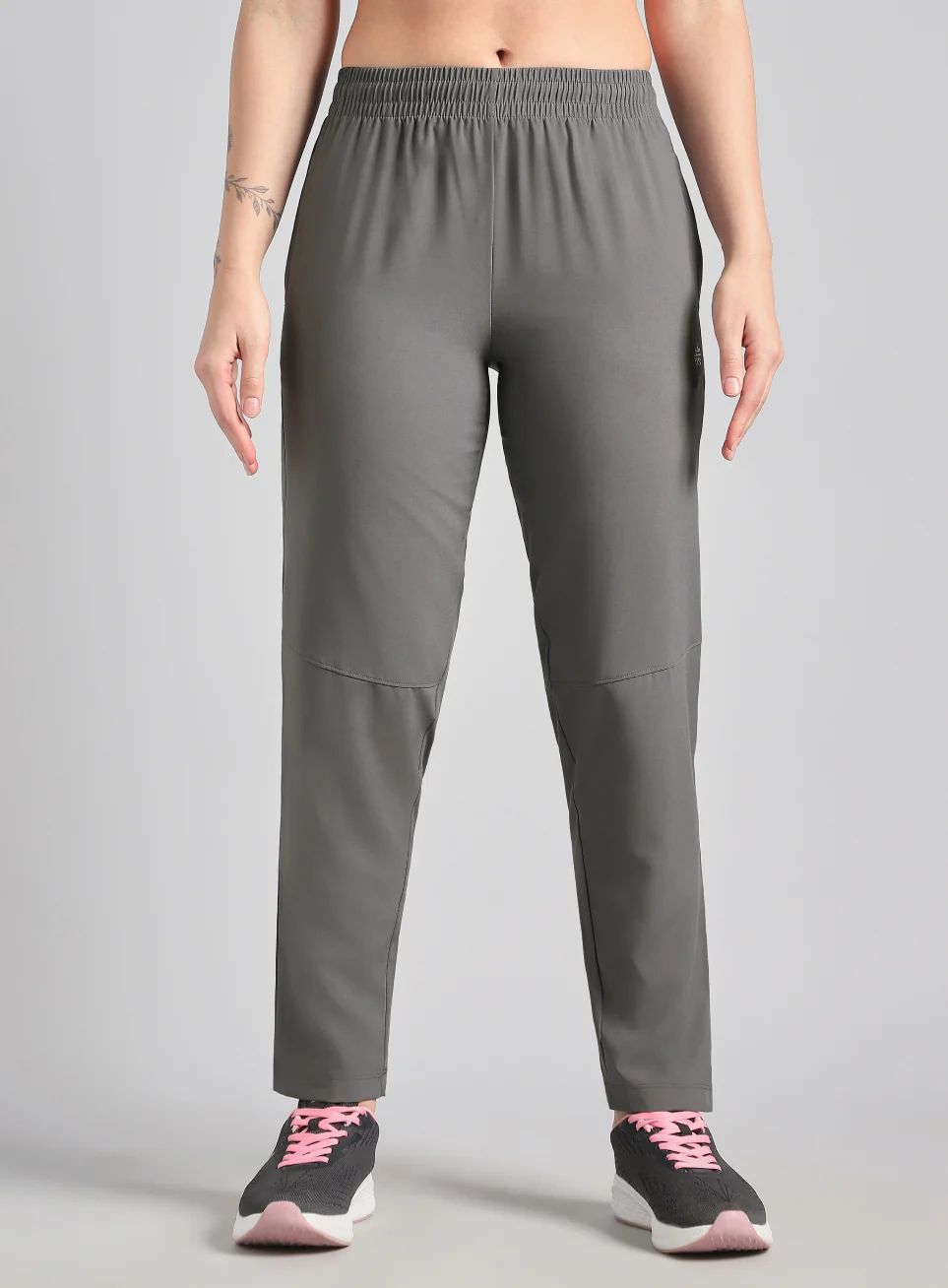 Women's Grey The Run Project Trackpant - Image 4