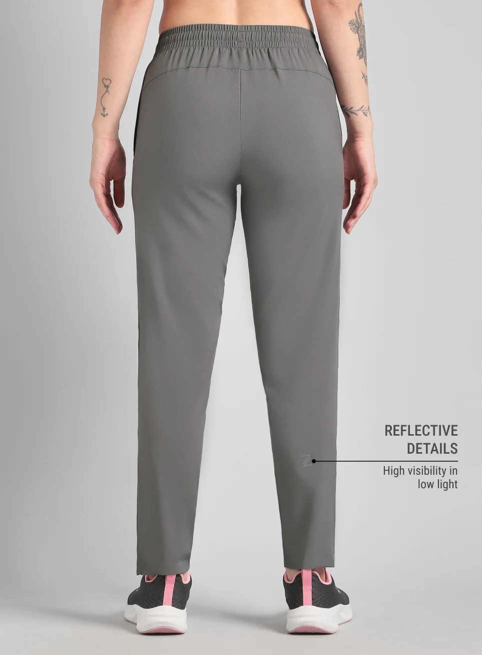 Women's Grey The Run Project Trackpant - Image 6