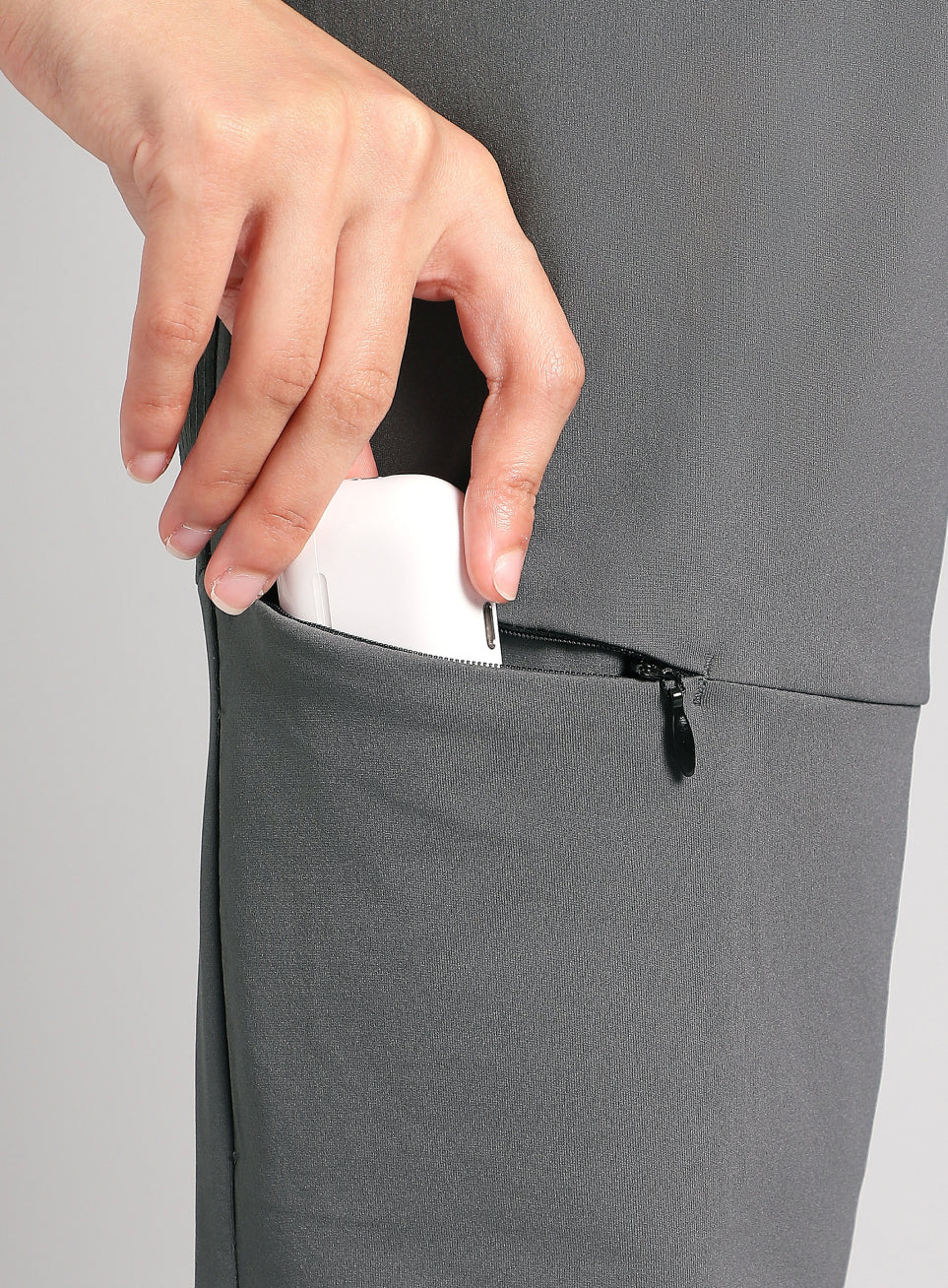 Women's Grey Trail Blaze Travel Trackpants - Image 10
