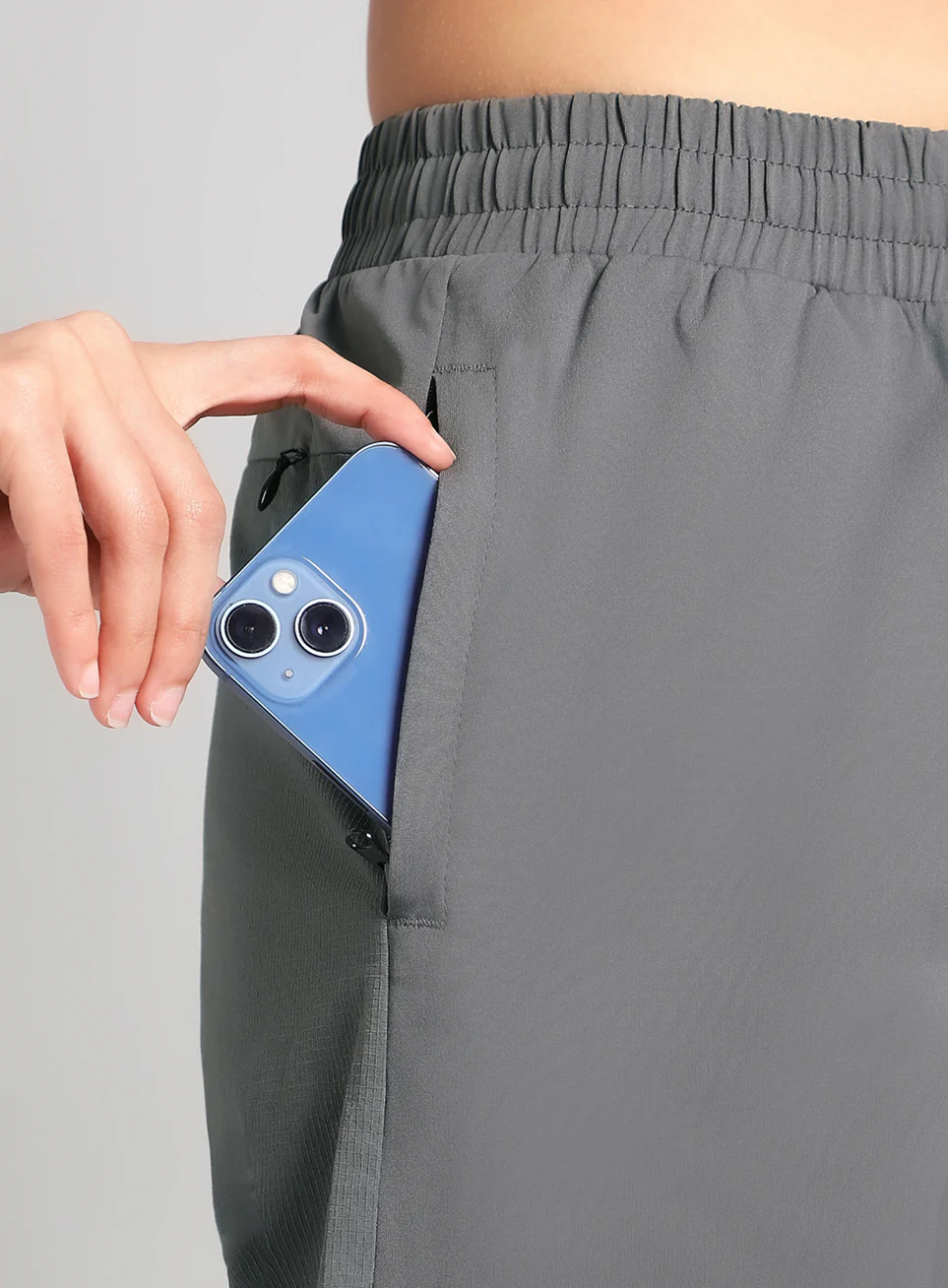 Women's Grey Trail Blaze Travel Trackpants - Image 11