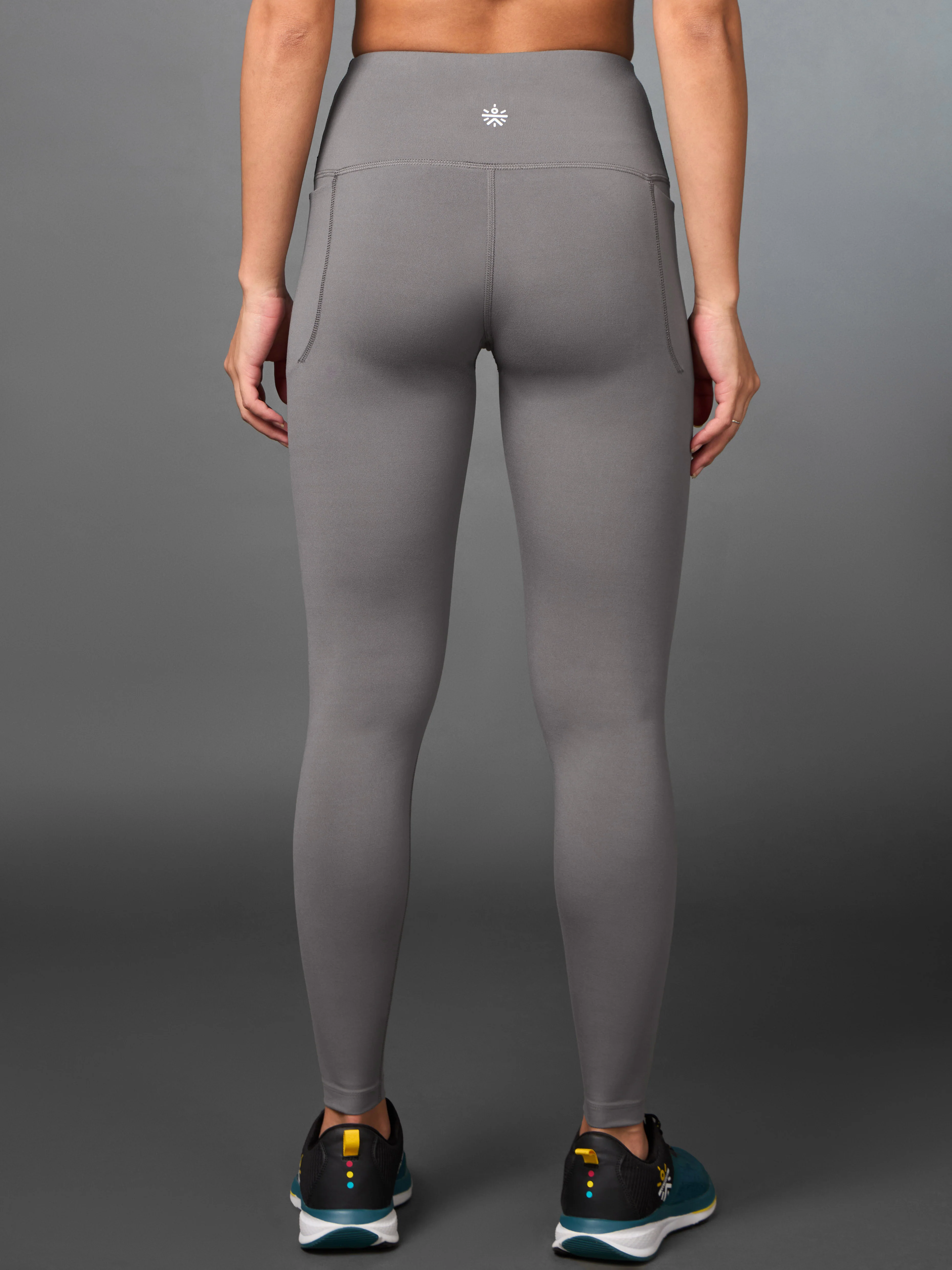 Women's Grey Train All Day COMFlex Tights - Image 6