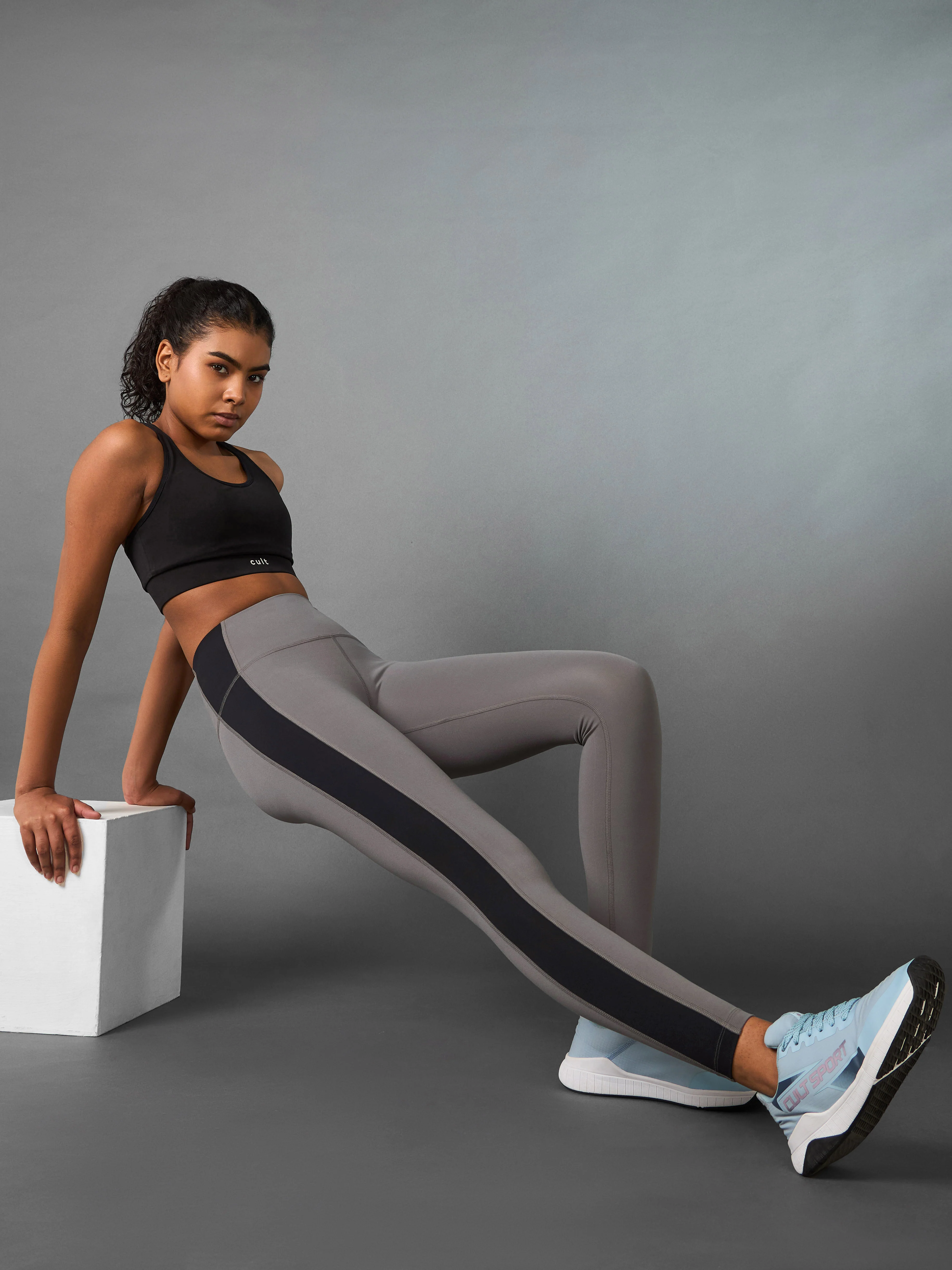 Women's Grey Transform COMFlex Tights - Image 2