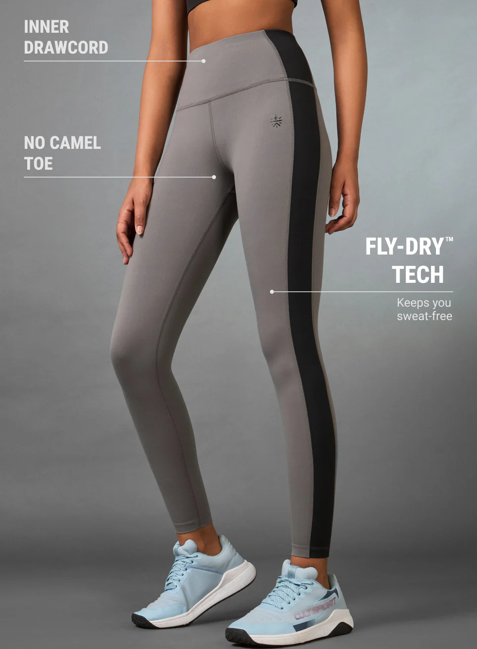 Women's Grey Transform COMFlex Tights - Image 5