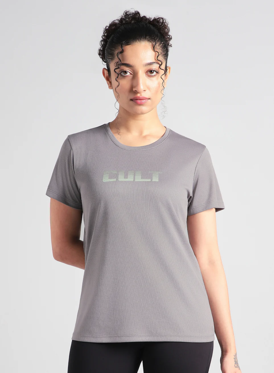Women's Grey Ultimate Training T-shirt - Image 4