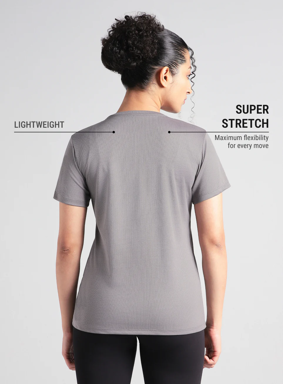 Women's Grey Ultimate Training T-shirt - Image 6