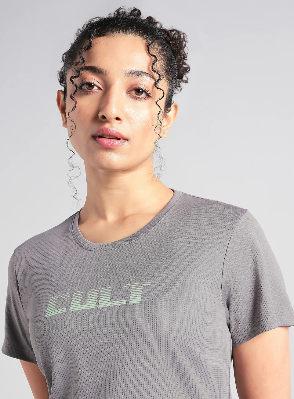 Women's Grey Ultimate Training T-shirt - Image 7