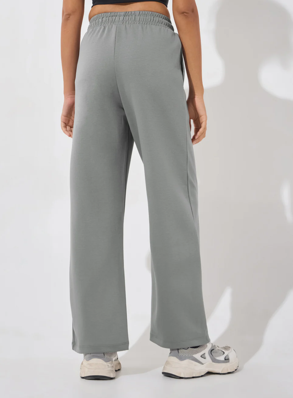 Women's Grey Ultra Luxe Classic Trackpants - Image 6