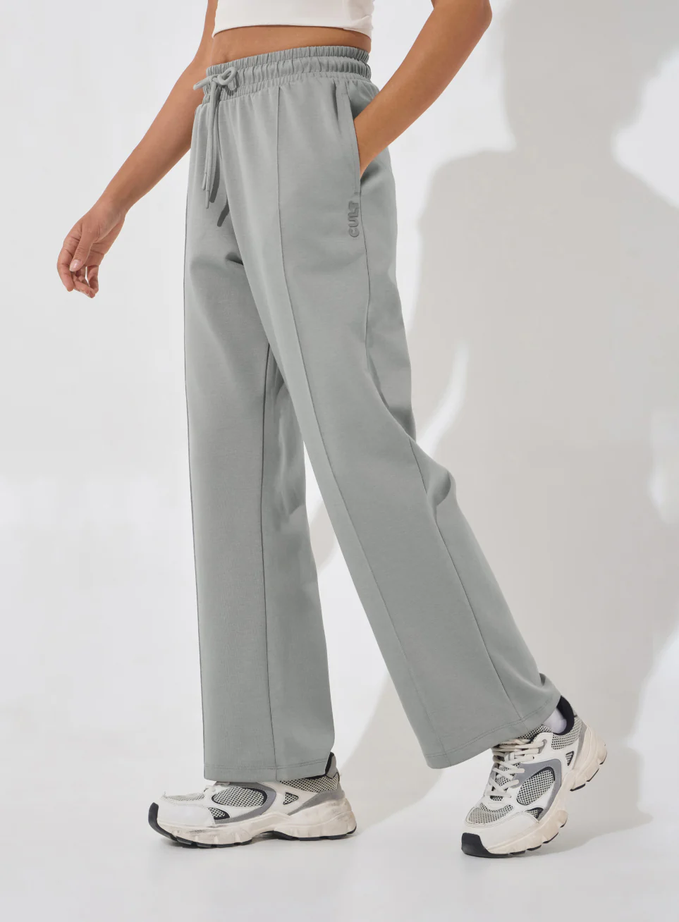 Women's Grey Ultra Luxe Tailored Trackpants - Image 5