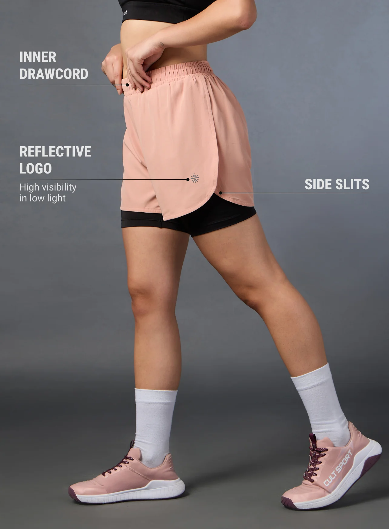 Women's High Spirit Blush Integrated Shorts - Image 5