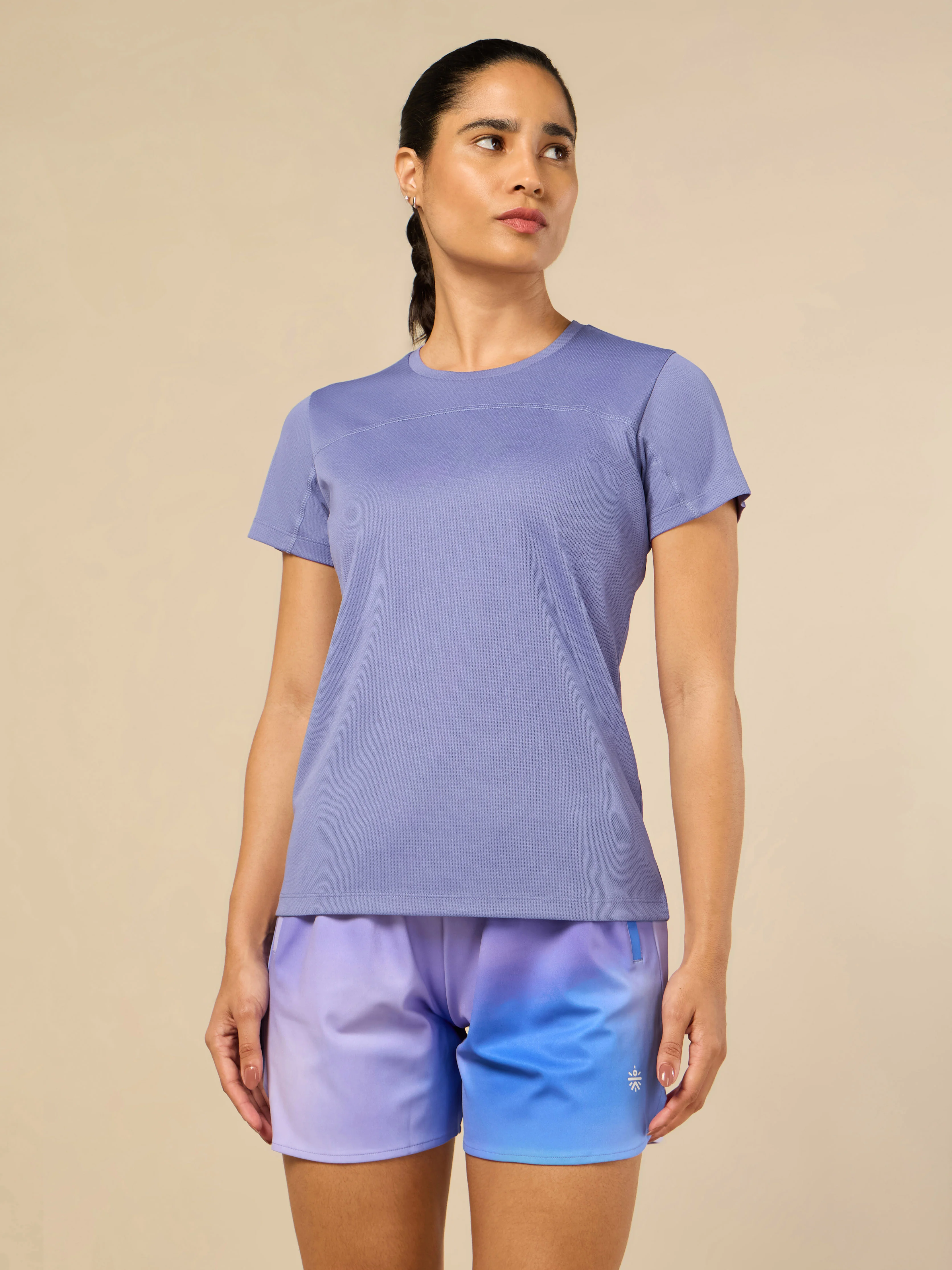 Women's HIIT Purple Performance T-shirt - Image 4