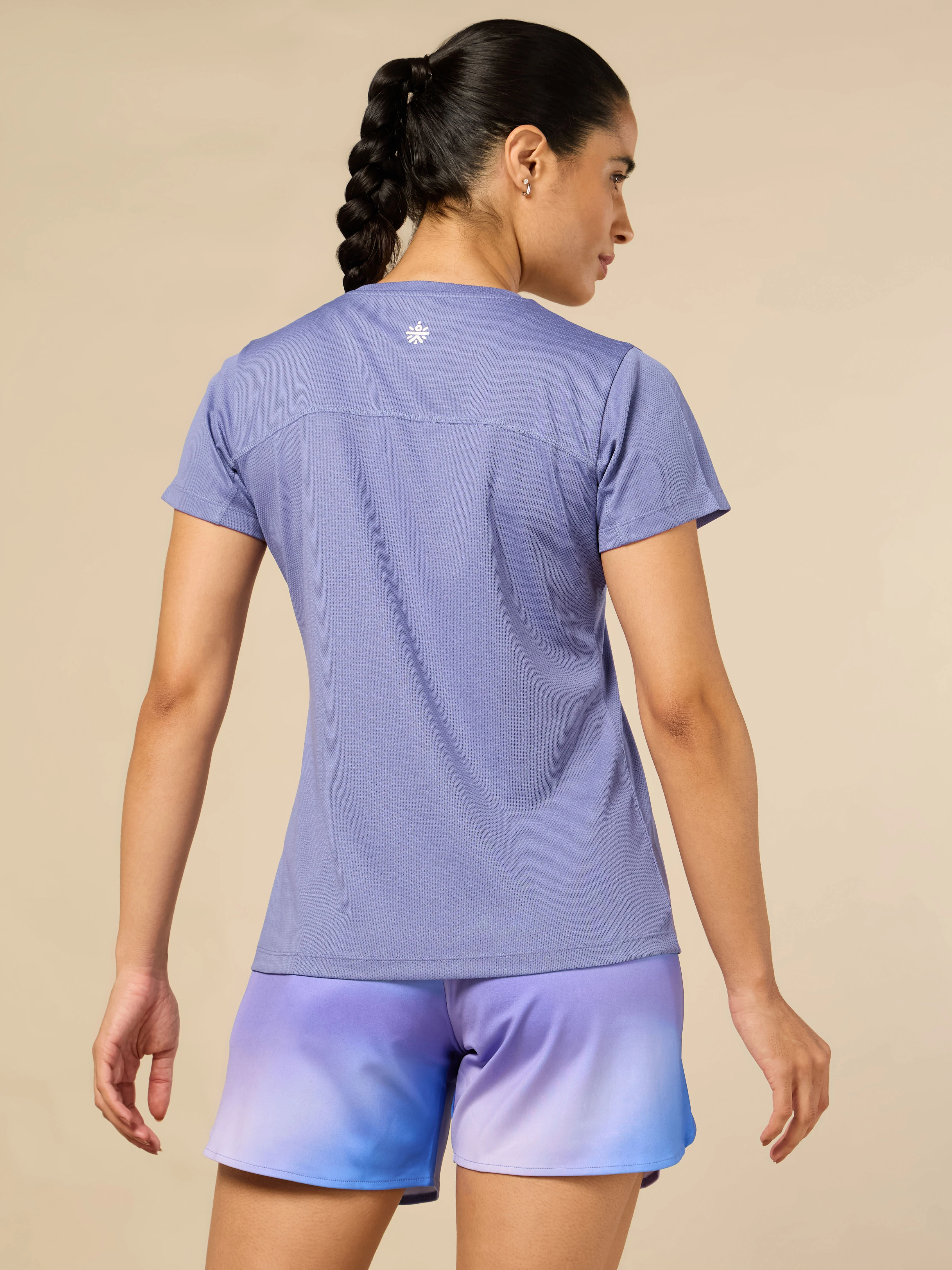 Women's HIIT Purple Performance T-shirt - Image 6