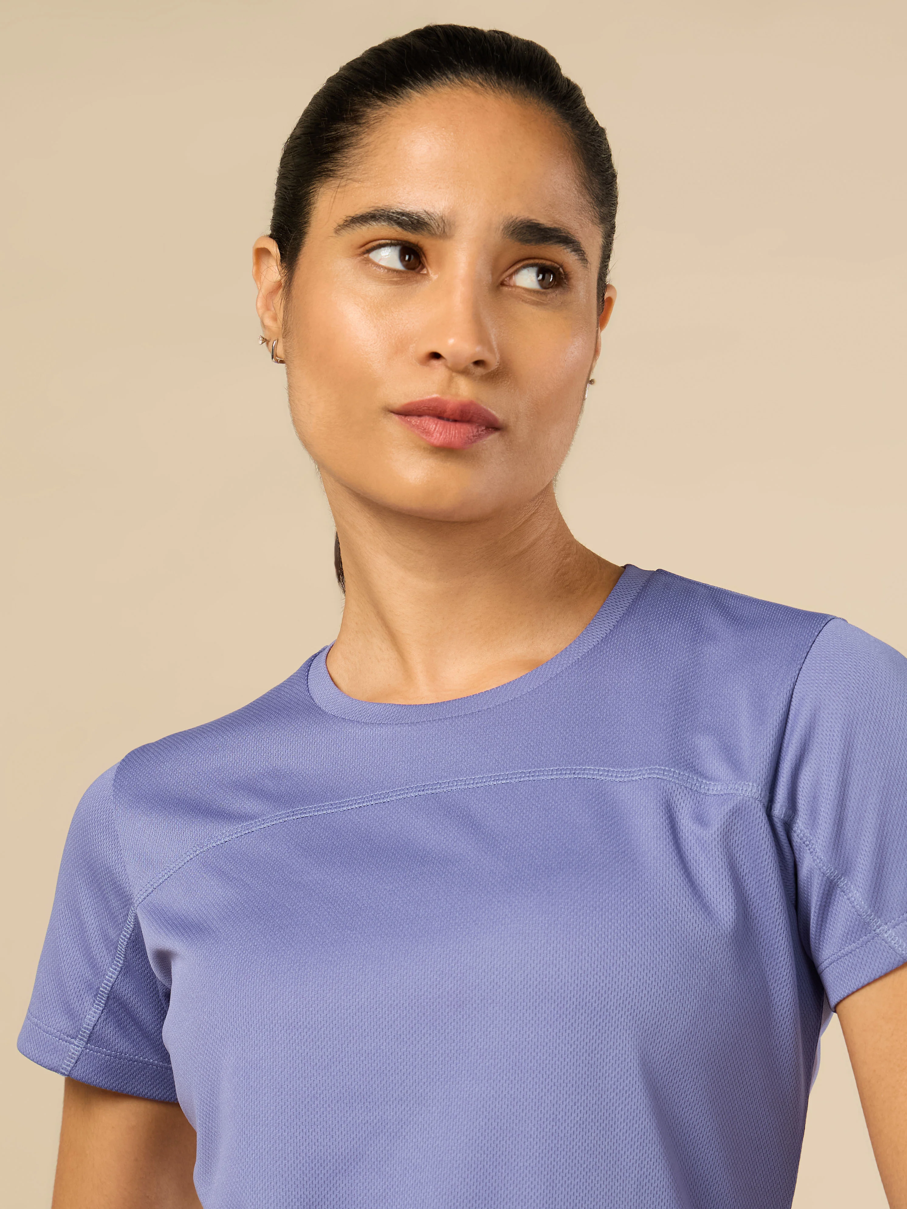 Women's HIIT Purple Performance T-shirt - Image 8