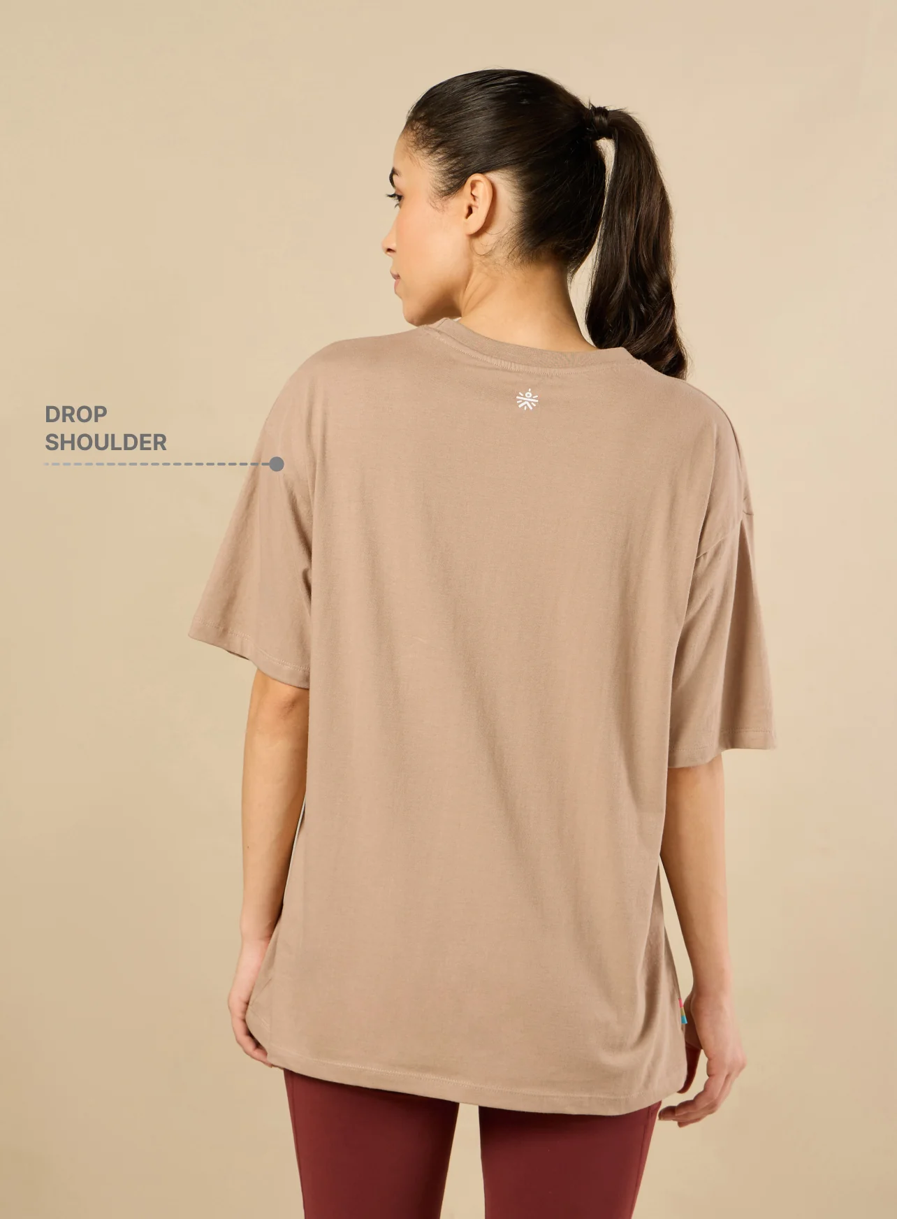 Women's In My Element Print Brown T-shirt - Image 6