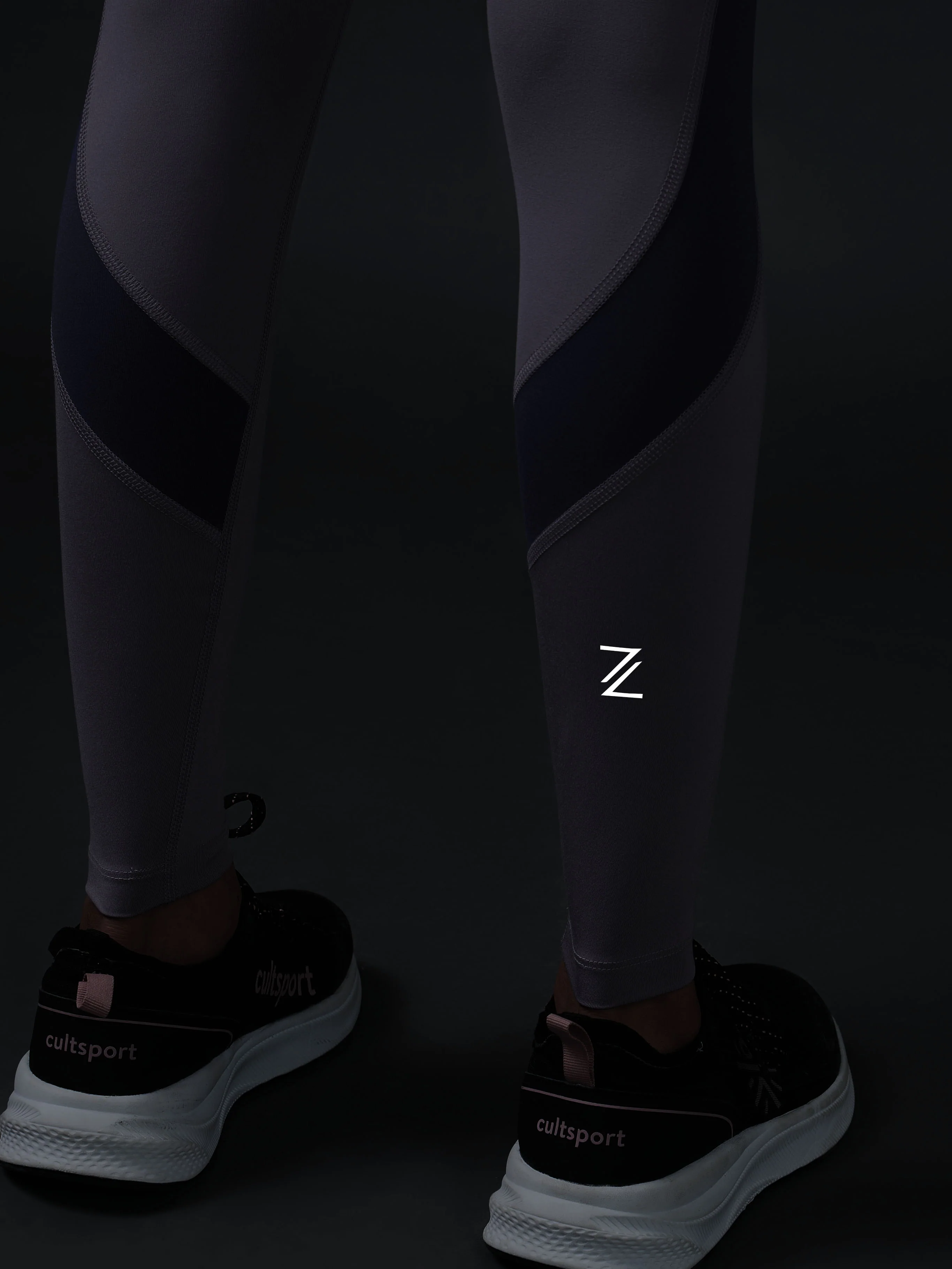 Women's Lavender Run Elevate Tights - Image 8