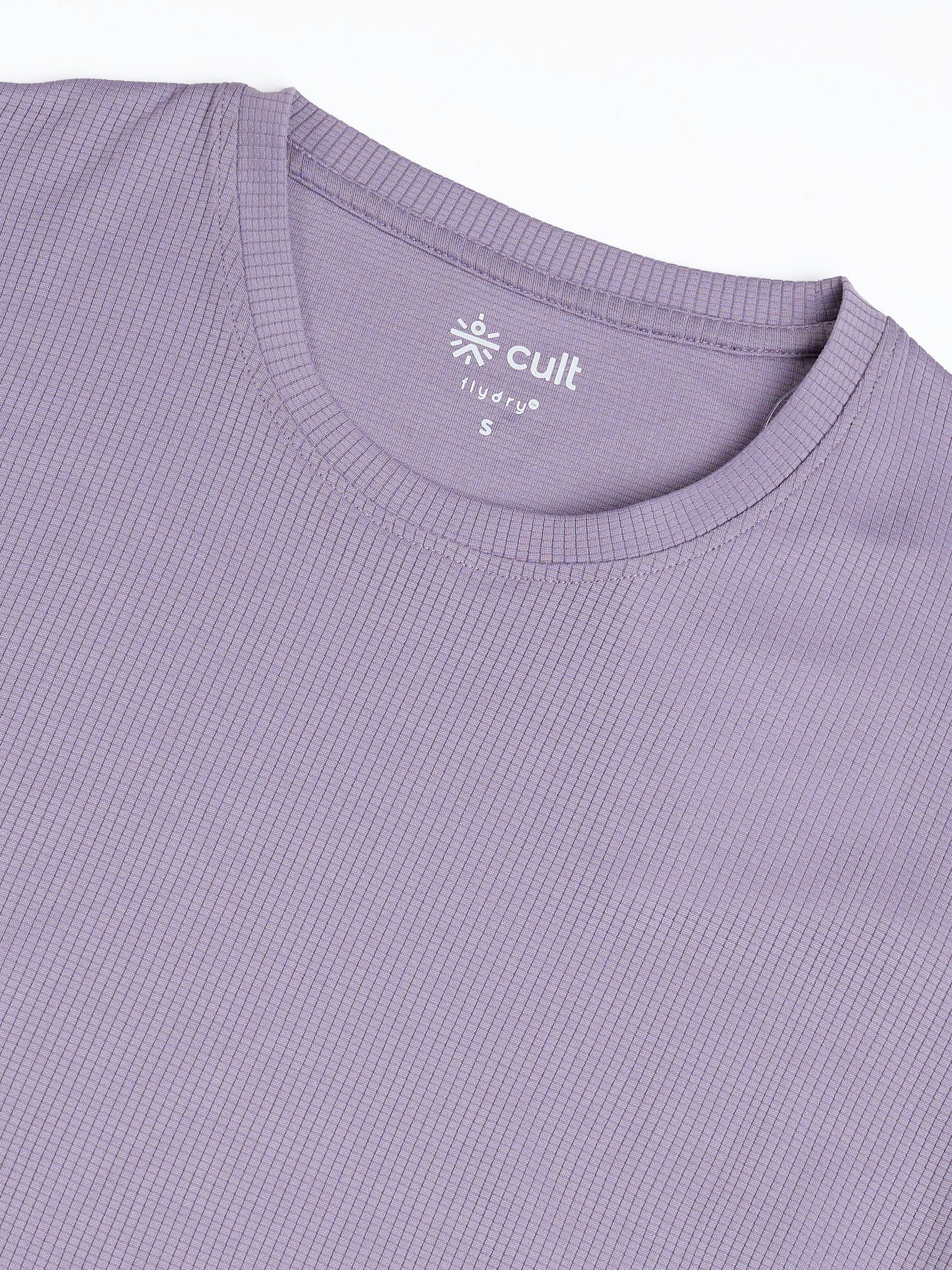Women's Lavender Running Longline T-shirt - Image 10