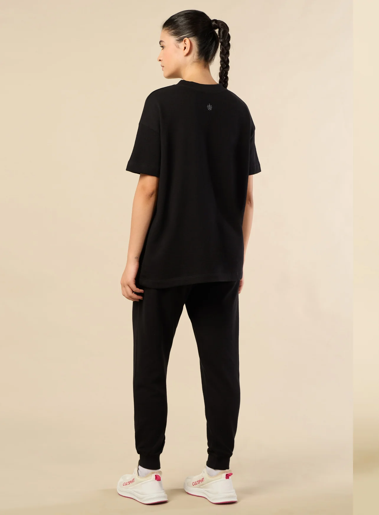 Women's Lifestyle Cotton Black Co-ord Set - Image 6