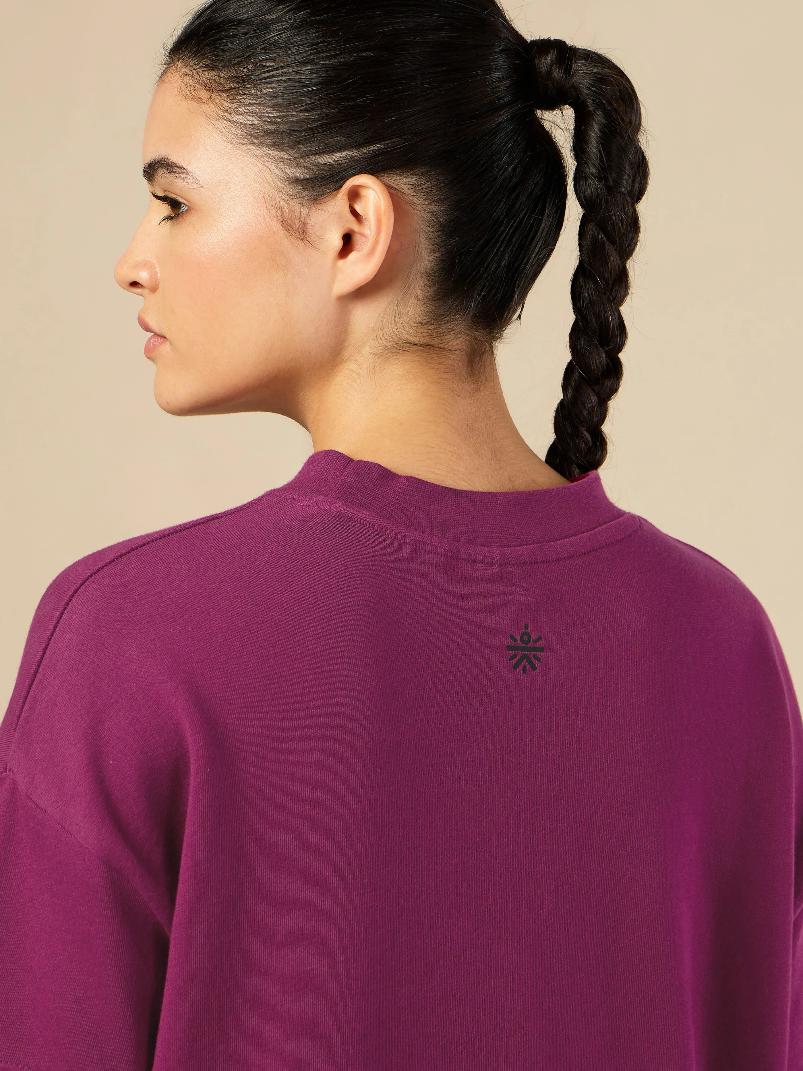 Women's Lifestyle Cotton Magenta Co-ord Set - Image 6
