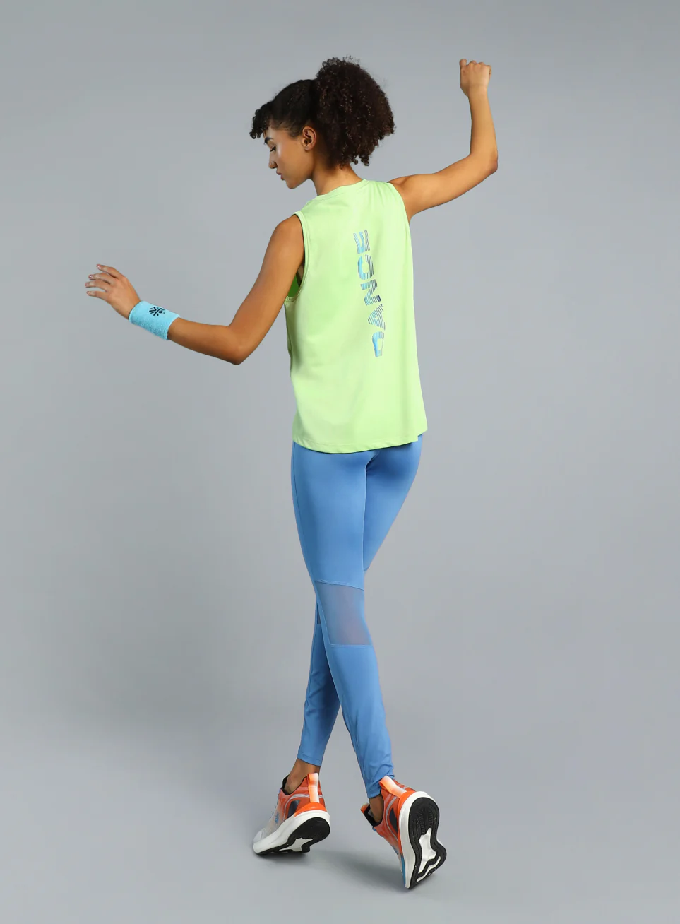 Women's Lime Dance Flow Tank - Image 2