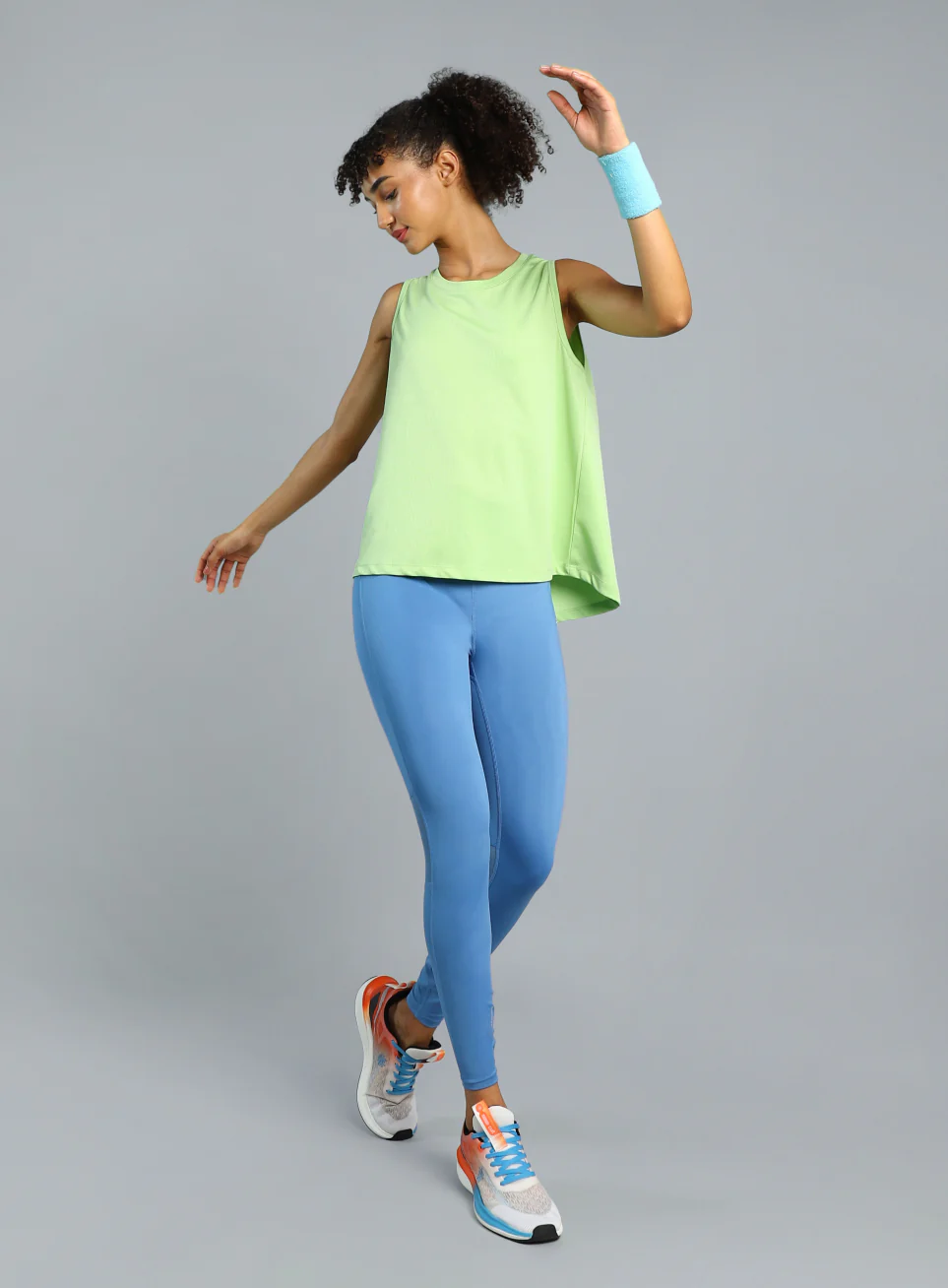 Women's Lime Dance Flow Tank - Image 3