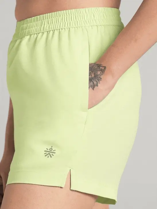 Women's Lime Elevated Run Shorts - Image 7