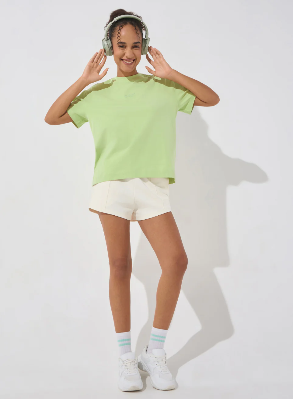 Women's Lime Soft Form Easy Fit Everyday T-shirt - Image 2