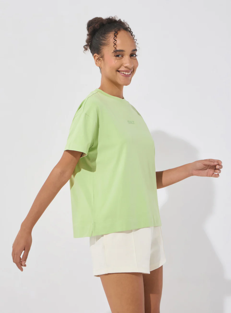 Women's Lime Soft Form Easy Fit Everyday T-shirt - Image 5