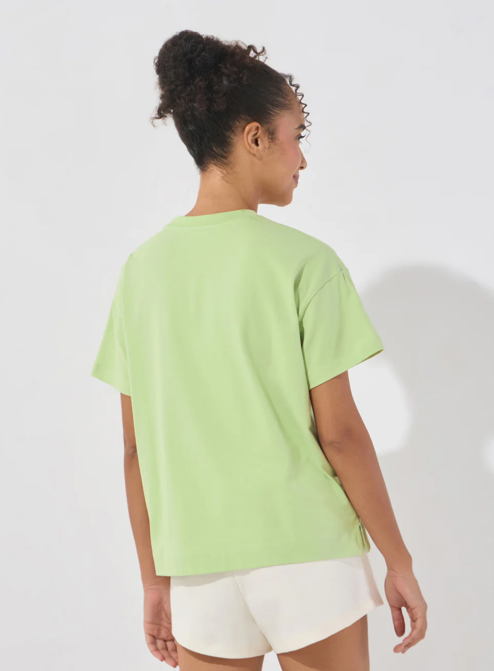 Women's Lime Soft Form Easy Fit Everyday T-shirt - Image 6