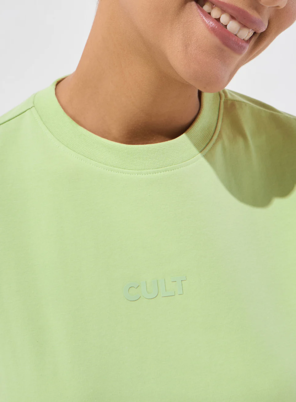 Women's Lime Soft Form Easy Fit Everyday T-shirt - Image 7