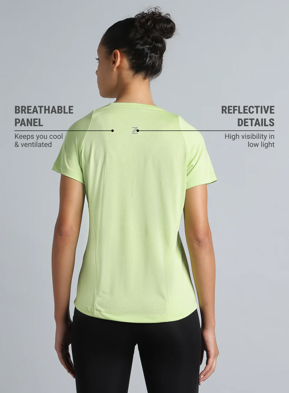Women's Lime The Racer Pacer Top - Image 6