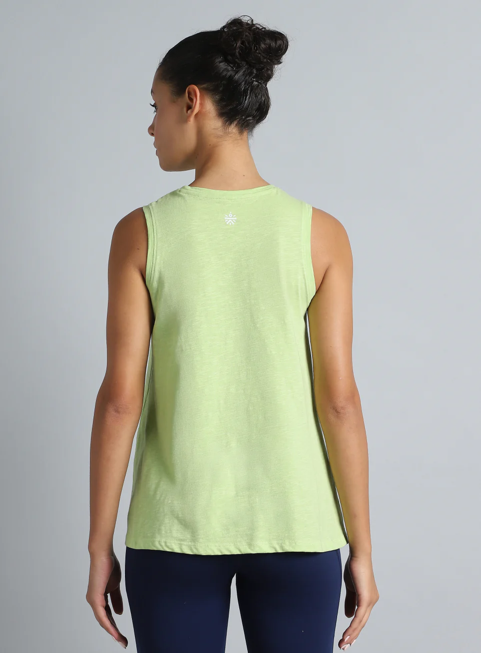 Women's Lime Yoga Flow Tank - Image 6