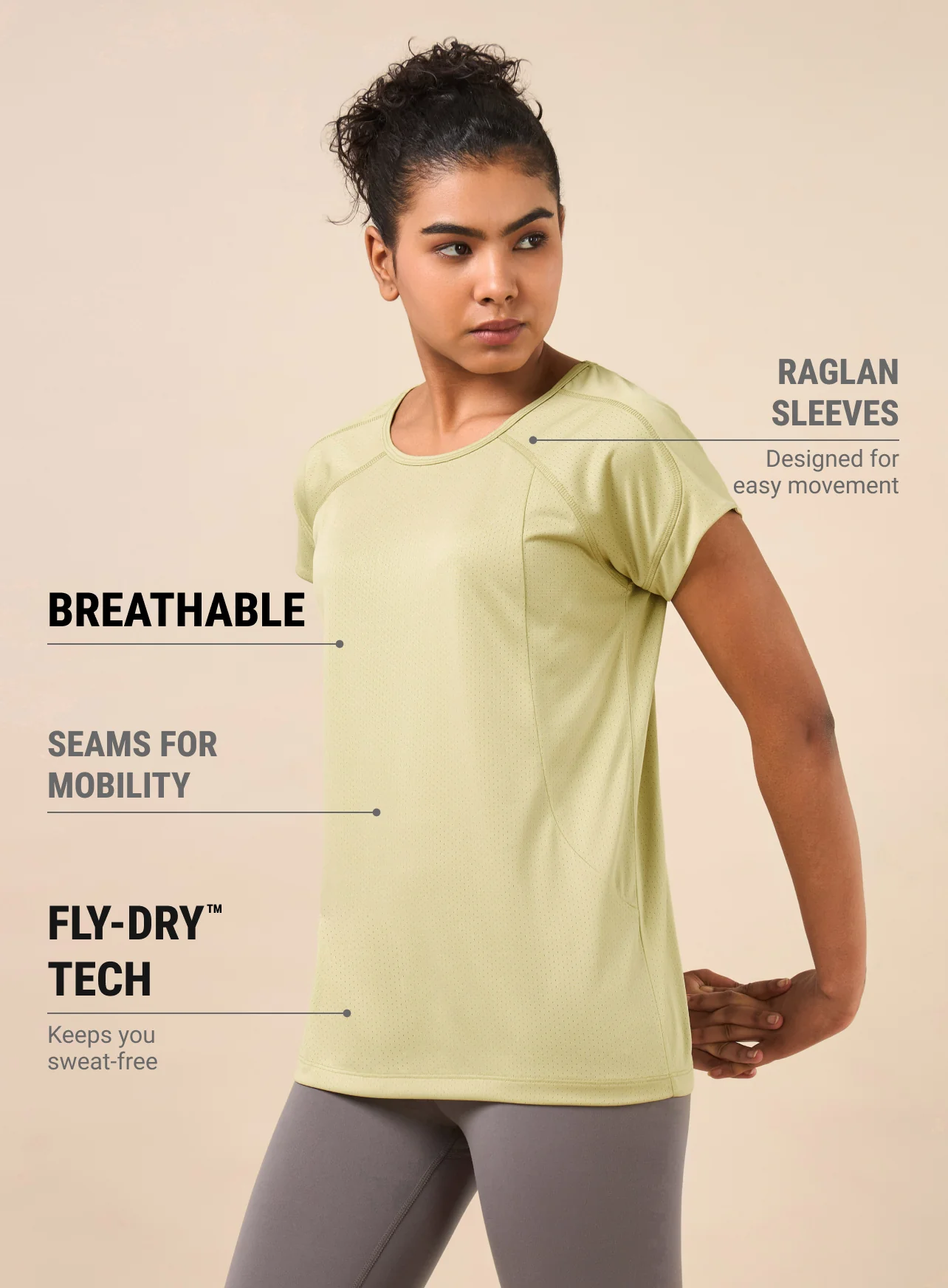 Women's Lt. Green Synergy Performance Top - Image 5
