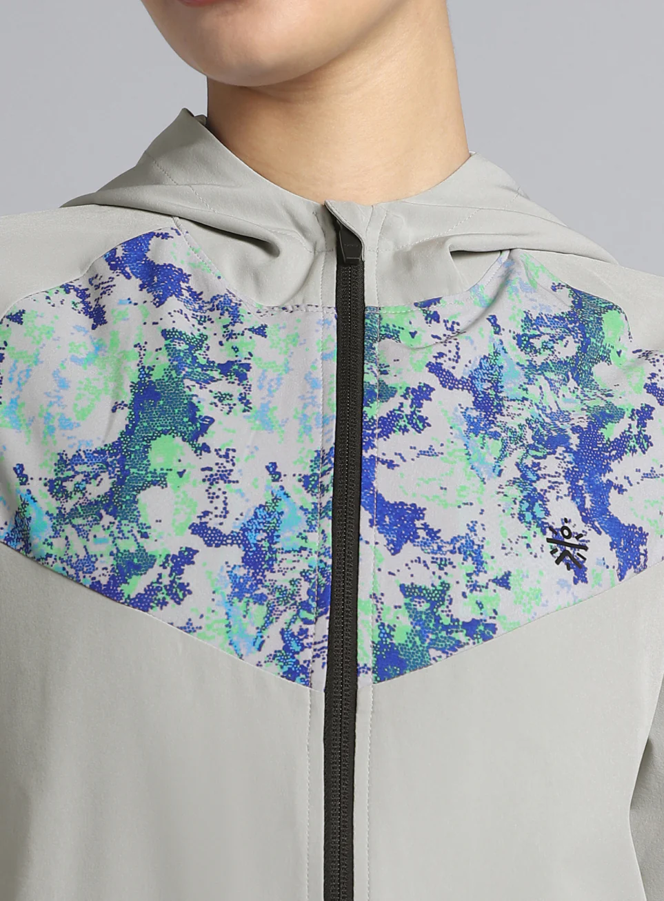 Women's Lt. Grey Train All Day Training Jacket - Image 12