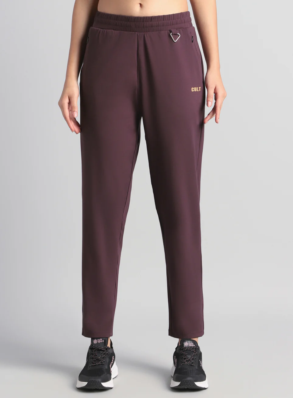 Women's Maroon All Day Travel Pants - Image 4