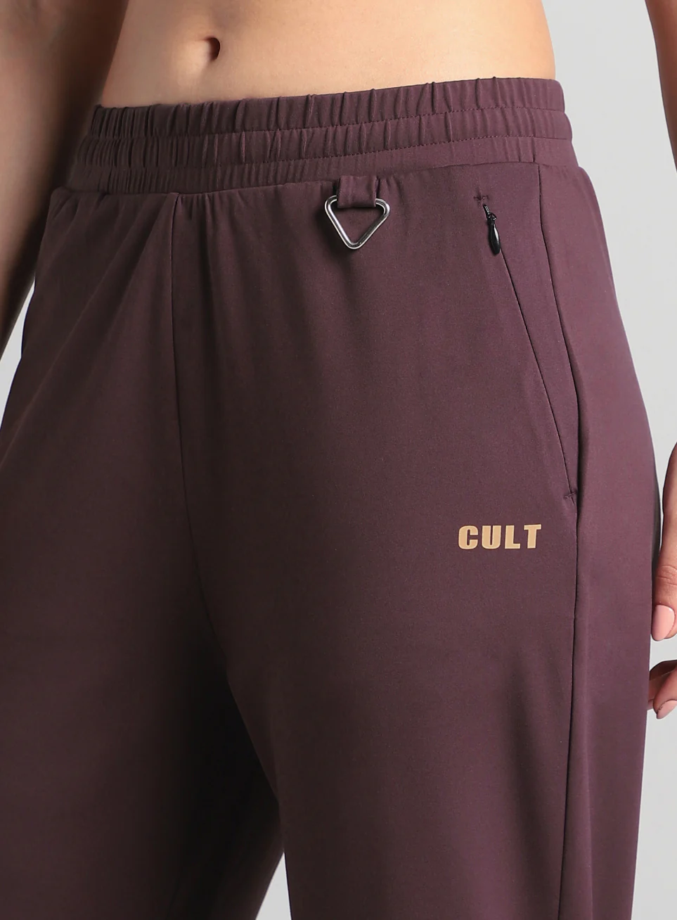 Women's Maroon All Day Travel Pants - Image 7