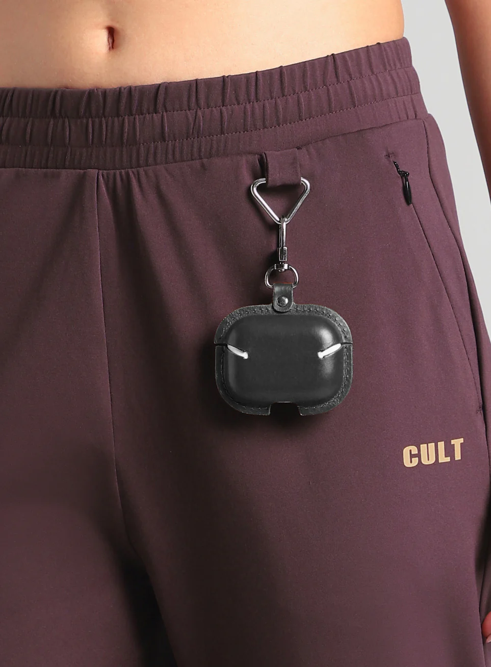 Women's Maroon All Day Travel Pants - Image 9