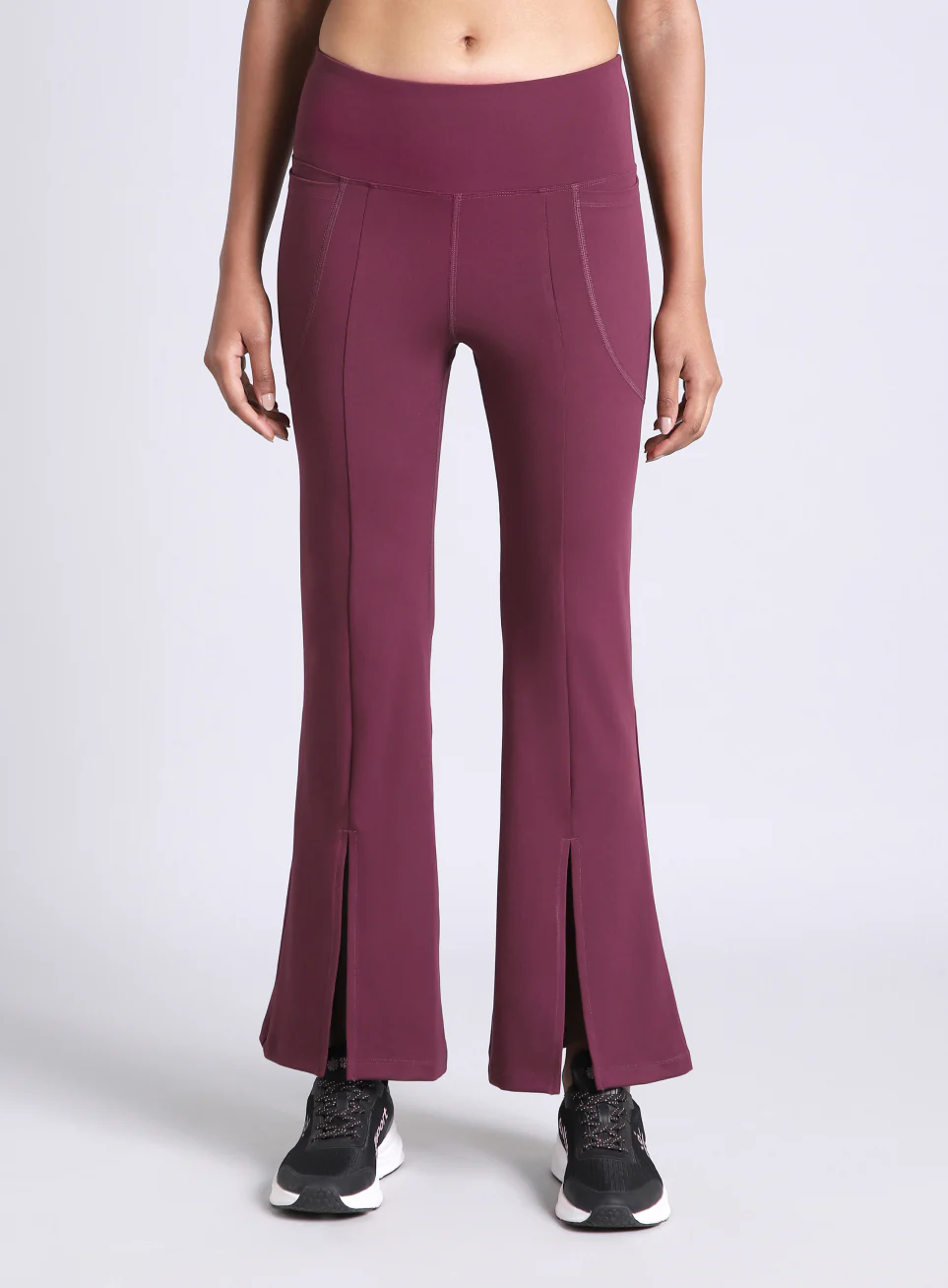 Women's Maroon All Format Training COMFlex Flare Pants - Image 4