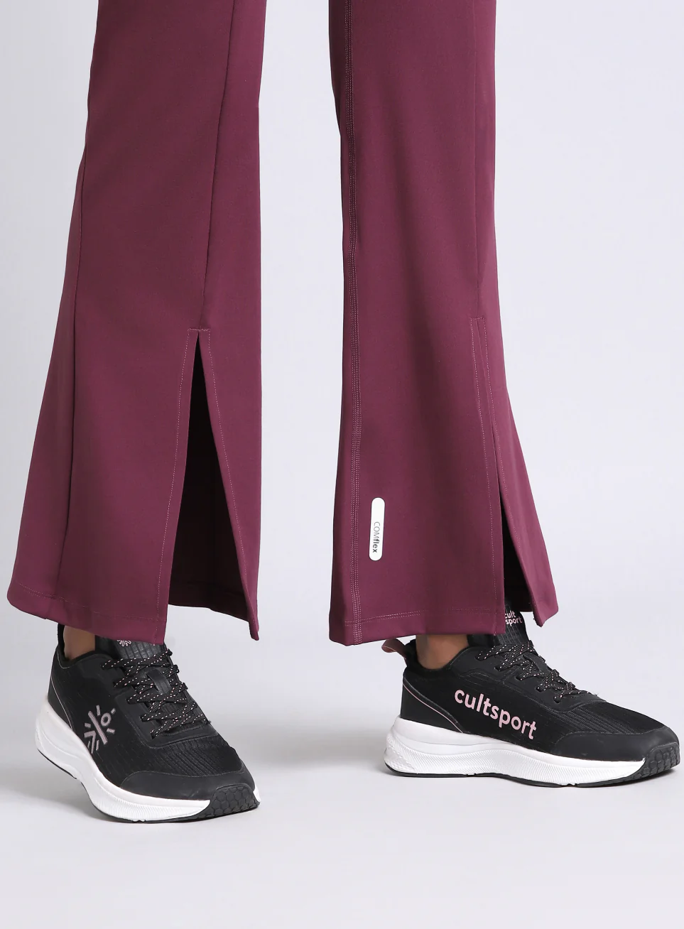 Women's Maroon All Format Training COMFlex Flare Pants - Image 7