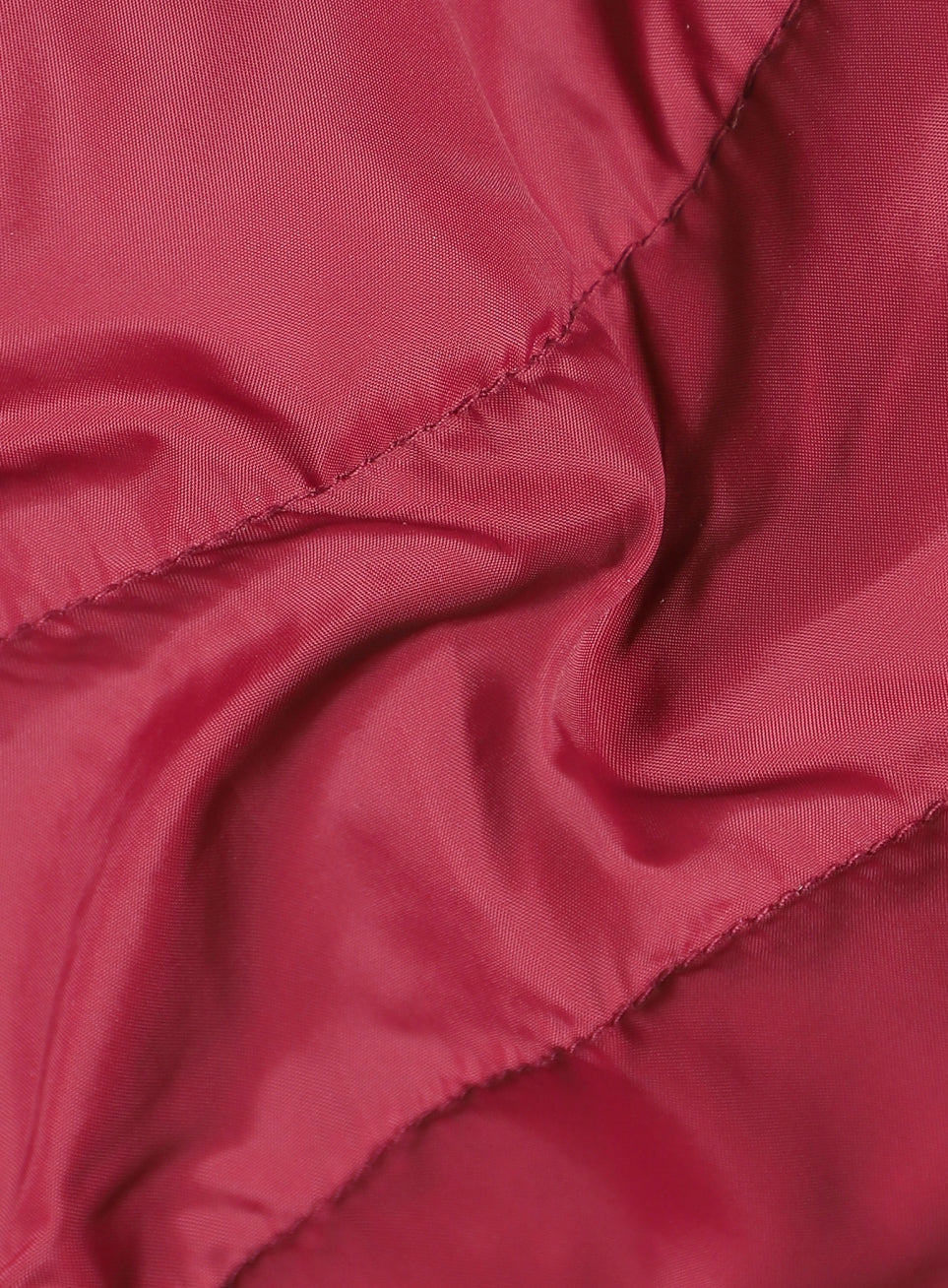 Women's Maroon Puffer Jacket - Image 12