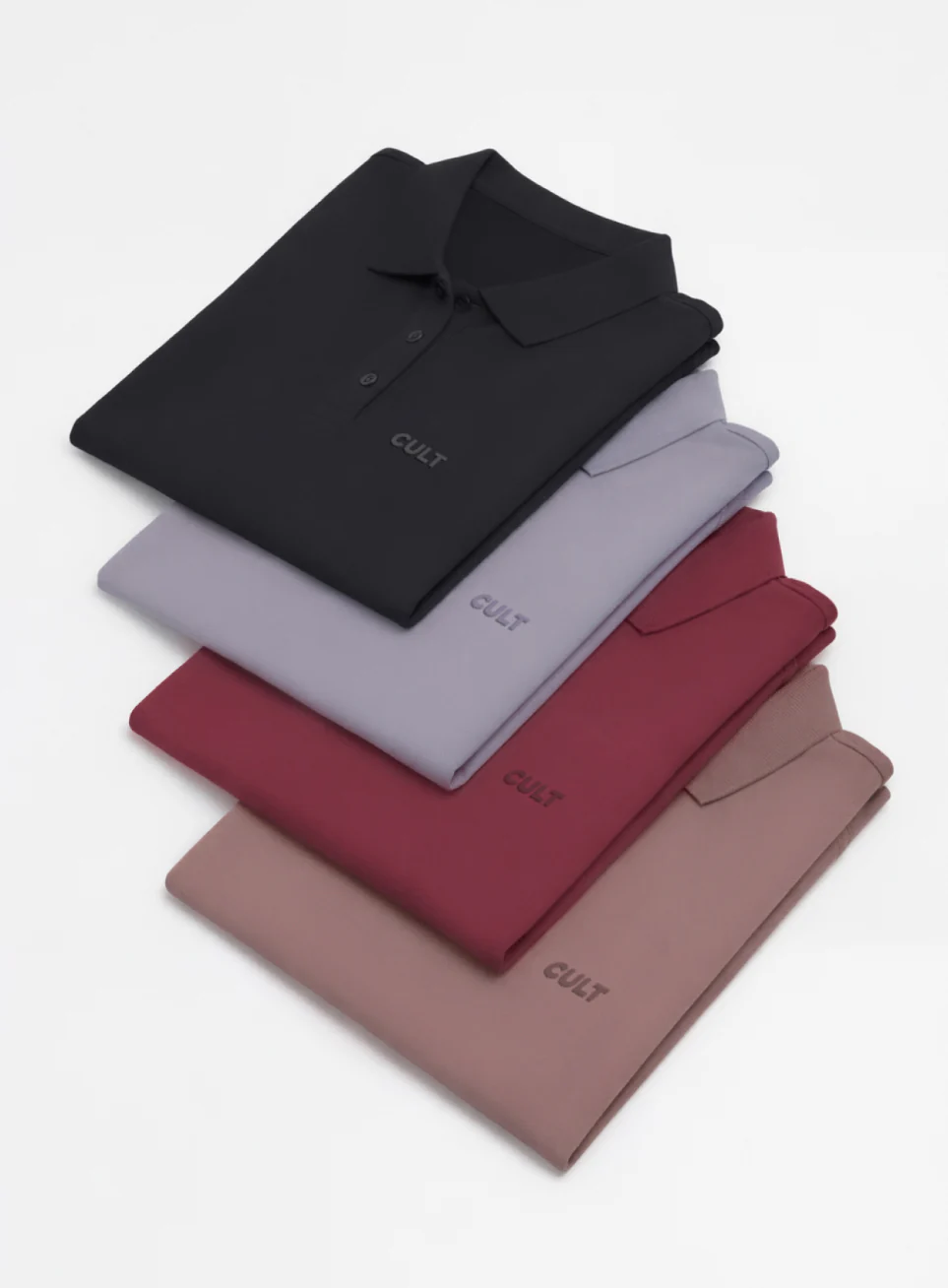 Women's Maroon Soft Form Classic Polo T-shirt - Image 9