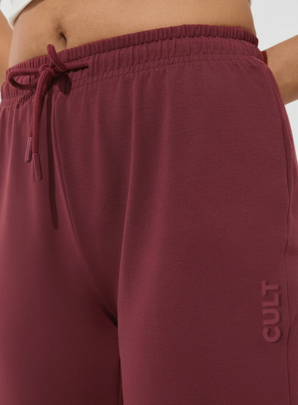 Women's Maroon Soft Form Flow Flared Pants - Image 7