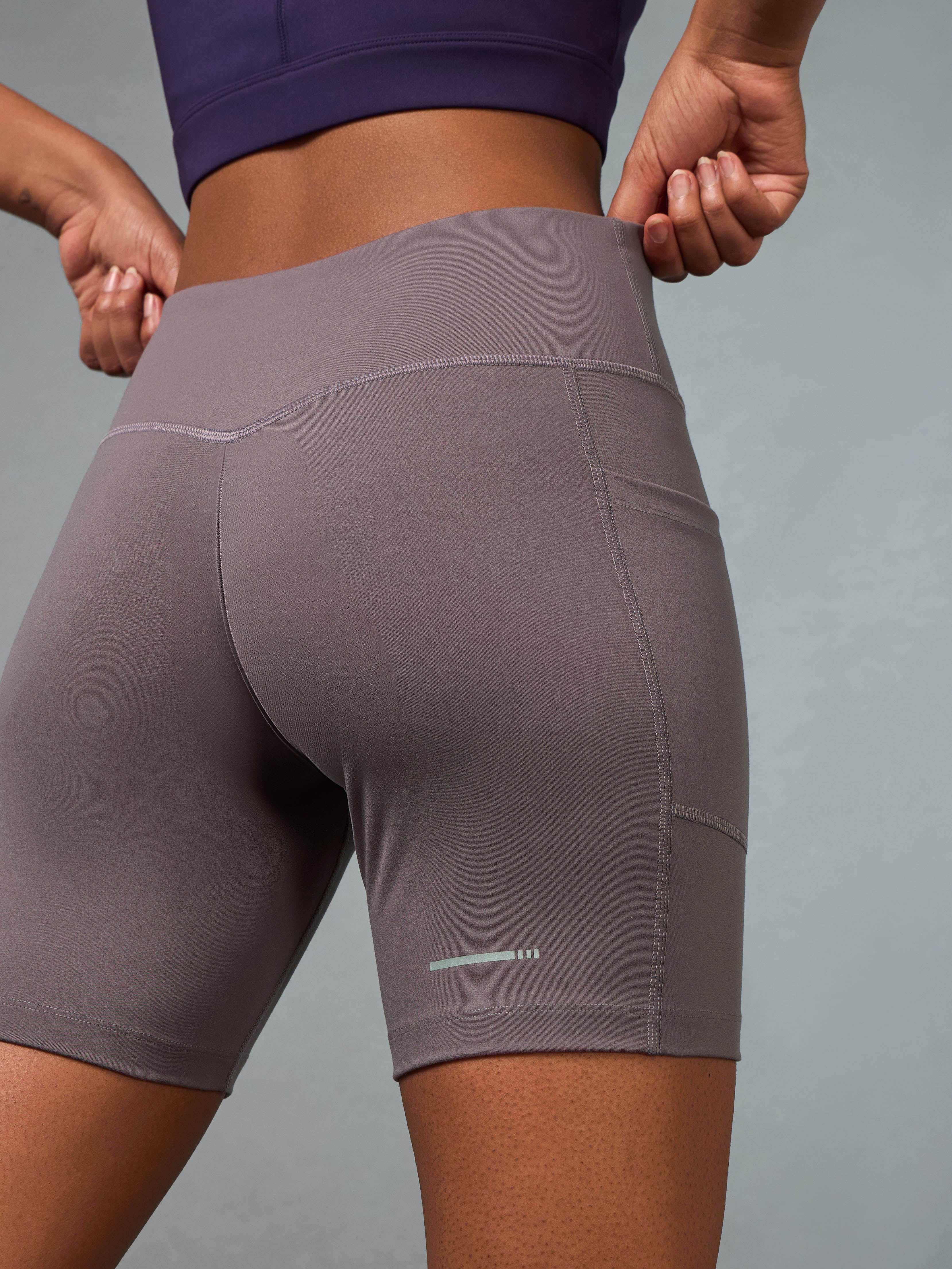 Women's Mauve Multi Sports Cycling COMFLex Shorts - Image 11