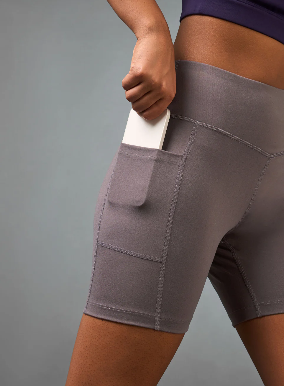 Women's Mauve Multi Sports Cycling COMFLex Shorts - Image 7