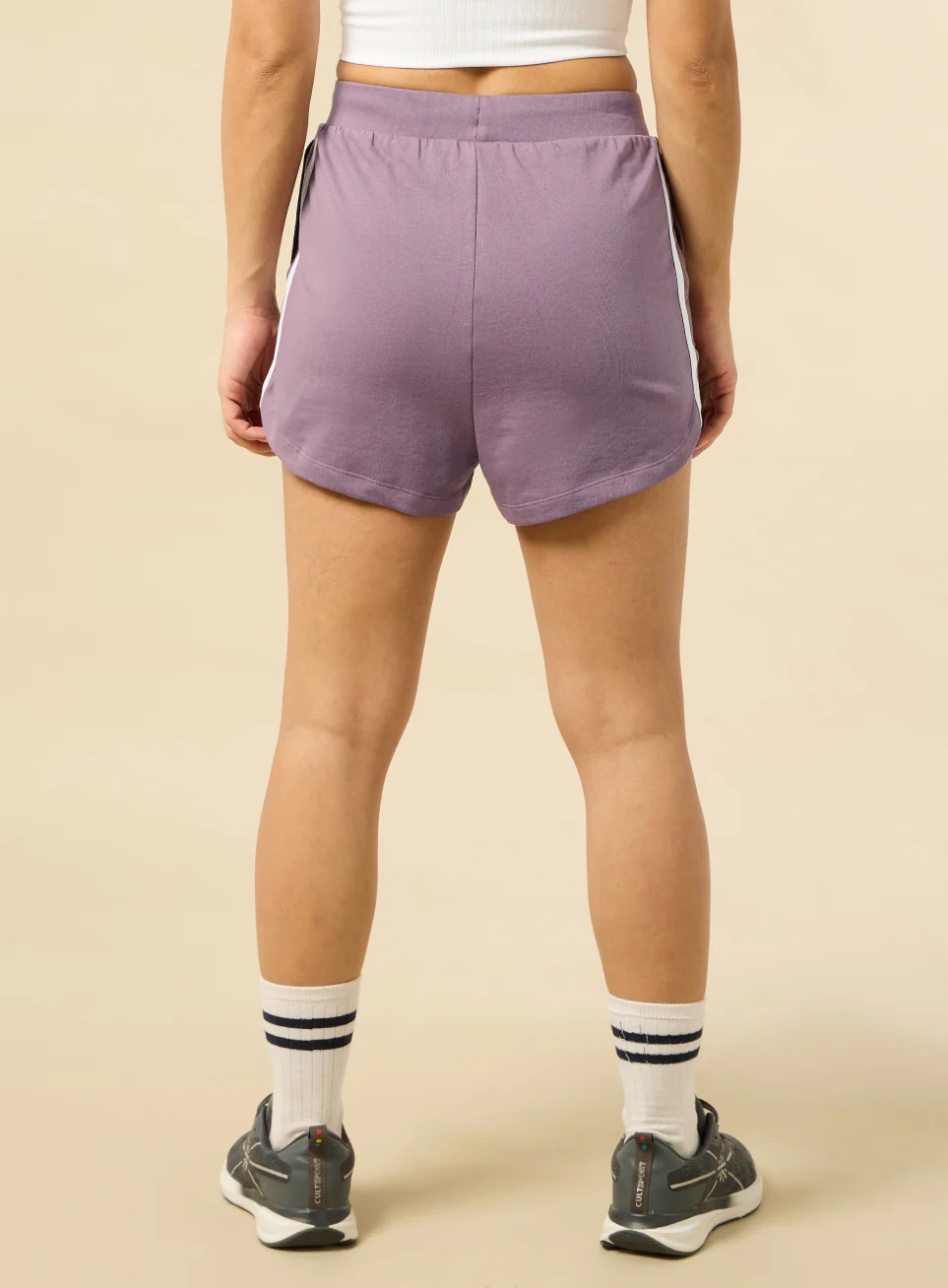 Women's Mauve Training Essentials Shorts - Image 6