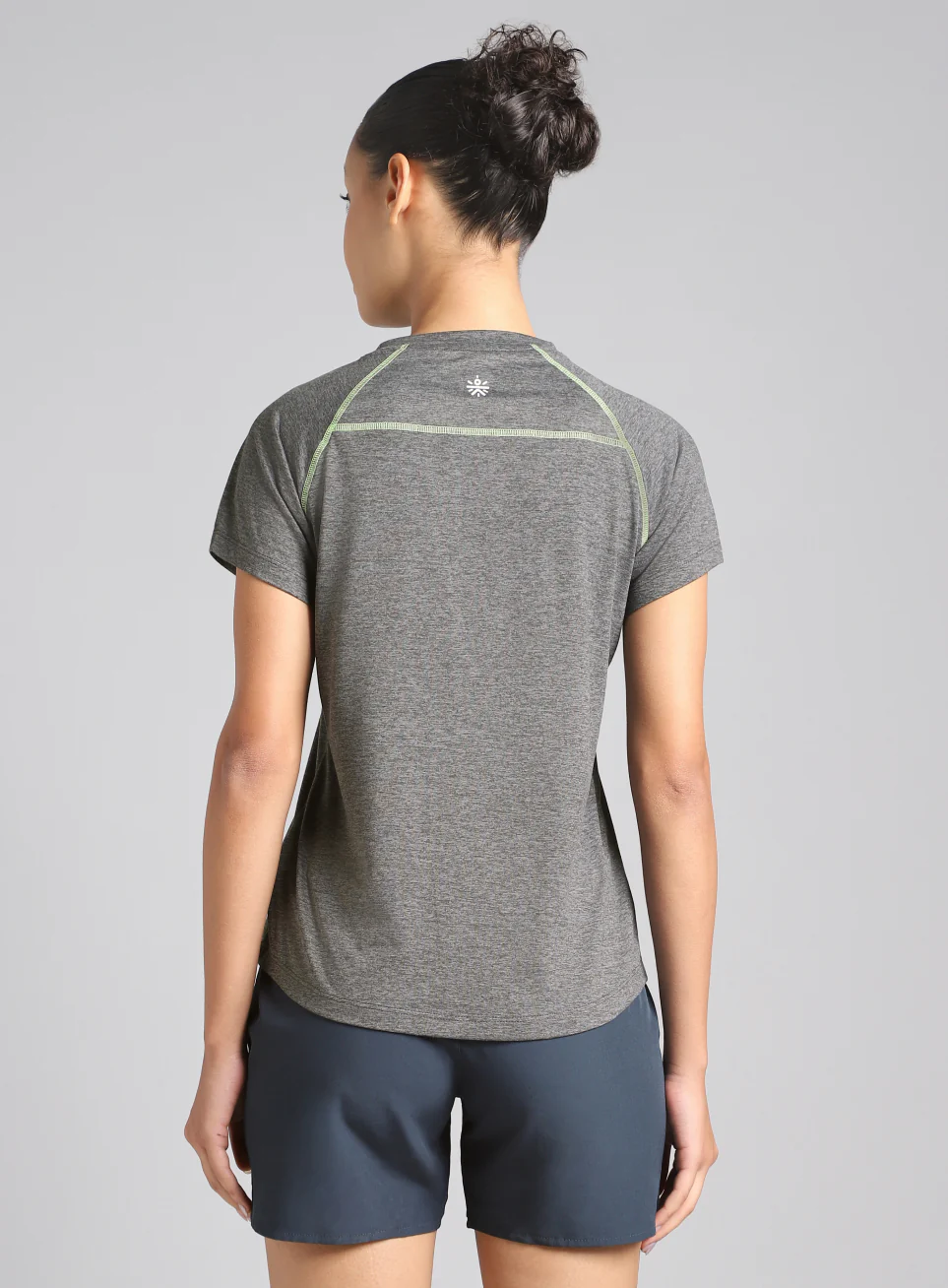 Women's Muscle Flex Dark Grey COMFORtech T-shirt - Image 6